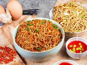 Egg Burnt Garlic Noodles