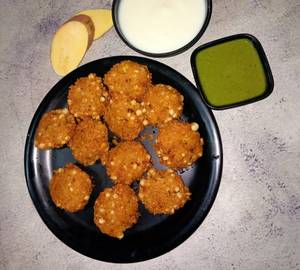 Sabudana sweet potato pakoda [10 pieces]