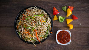 Veg Hakka Noodles
