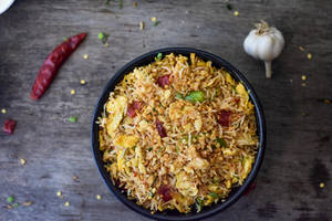Chilli Garlic Fried Rice With Egg