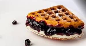 Blueberry White Chocolate Waffle