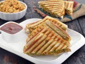 Grilled Chilli Cheese Paneer Sandwich