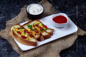 Jain Chilli Cheese Toast