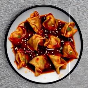 Veg Wonton Hot Garlic Sauce