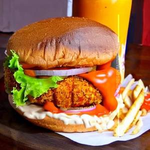 Paneer Tikka Mexican Burger