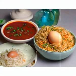 Egg Triple Rice