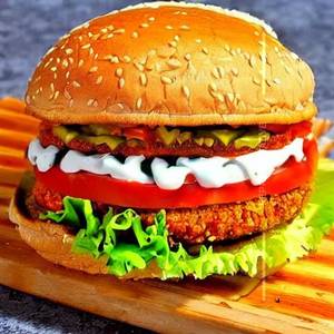 Veg Masala Mexican Burger