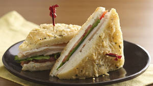 Classic Southern Crispy Chicken In Focaccia