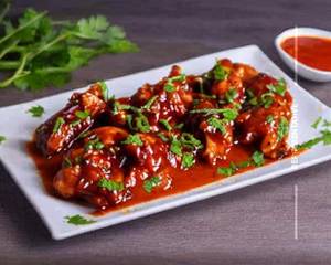 Chilli Chicken Dry Semi Gravy[ Bon Less]