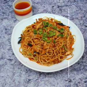 Chicken Burnt Chilli Garlic Noodles