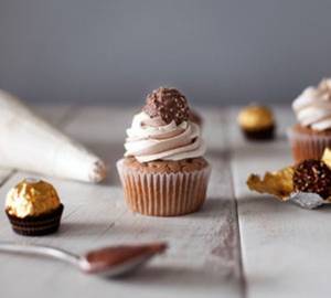 Ferrero Rocher Cupcake [Pack Of 2]