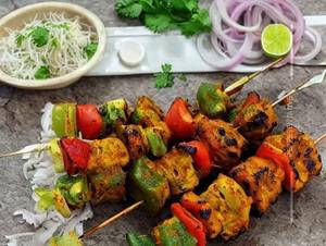 Soya Chaap Achari Tikka