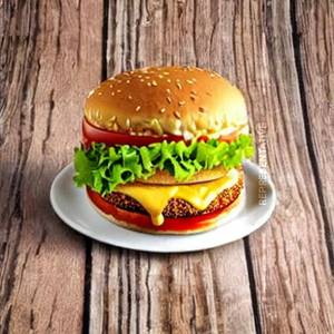 Veg Double Cheese Burger