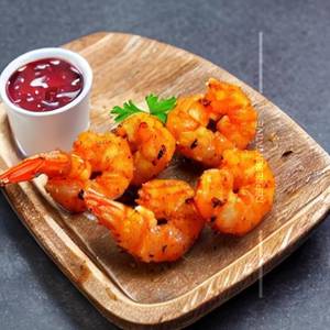Deep Fry Prawns