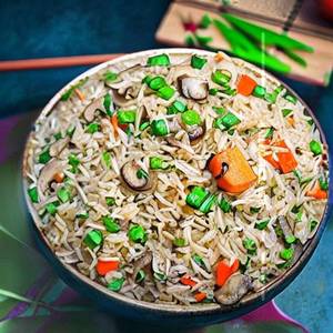 Veg Mushroom Fried Rice