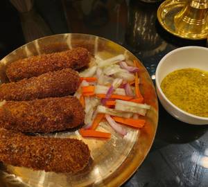 Kolkata style bhetki fish finger [4 pieces]