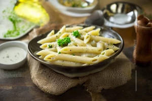 White Sauce Penne Pasta