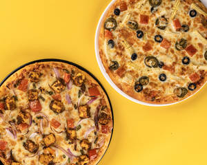 Buy One Get One -2 Veg Large Pizzas at 999
