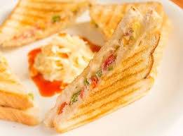 Veg Mayo Grilled Sandwich 