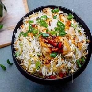 Chicken Burnt Chilli Garlic Rice