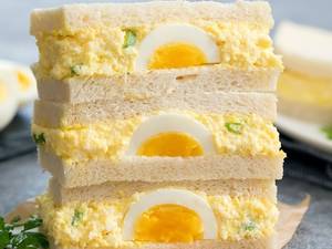 Japanese Egg Sandwich (Energy 244 Kcal  12.3 G Protein)