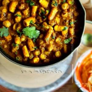 Mushroom Baby Corn Masala