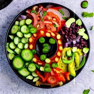 Veg Hummus Salad