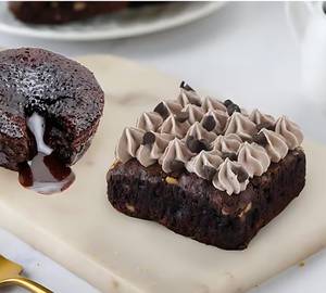 Choco Chip Brownie & Choco Lava Cake