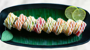 Rainbow Sushi Roll