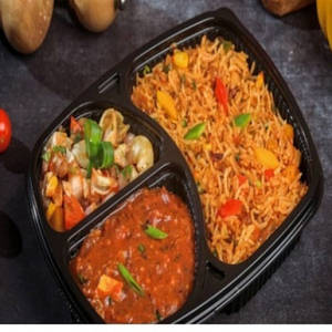 Paneer Chilly Gravy + Veg. Fried Rice
