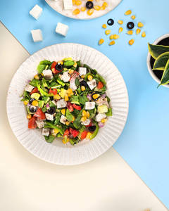 Protein Power Paneer Salad Bowl + Yummy Tummy Straw - Juice Meal