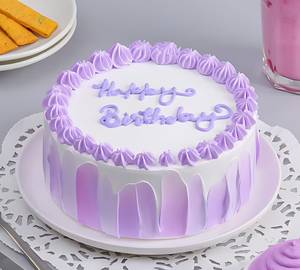 Floral Vanilla Cream Cake