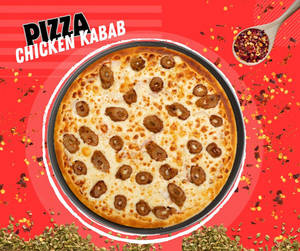 Chicken Kabab Pizza