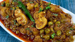 Mushroom Matar Masala