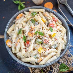 White Sauce Penne Pasta