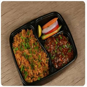 Manchurian Gravy + Veg.fried Rice