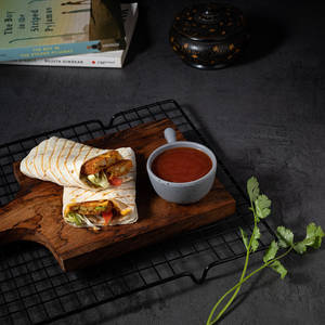 Aloo Tikki Wrap