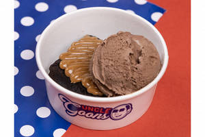 Biscoff Brownie With Ice Cream