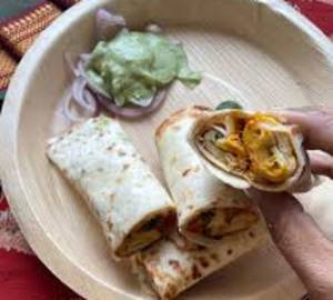Malai Chaap Shawarma Wrap