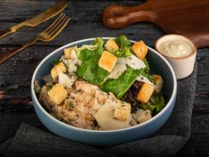 Charred Chicken Caesar Salad