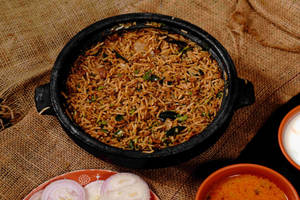 Mutton Kheema Clay Pot Pulao