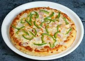Onion capsicum pizza