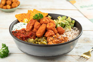 High Protein Crispy Peri Peri Paneer Burrito Bowl