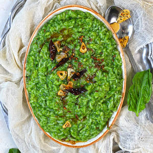 Palak Khichdi Tadka