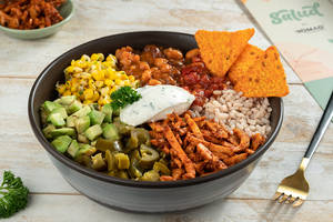 High Protein Tex Mex Chicken Burrito Bowl