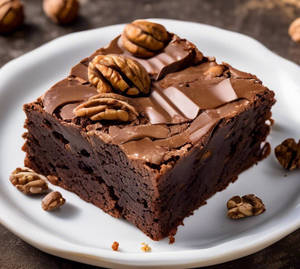 Nutty Walnut Brownie [1 Piece]
