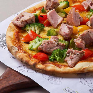 Chicken Pizza With Grilled Vegetable