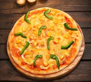 Capsicum corn pizza