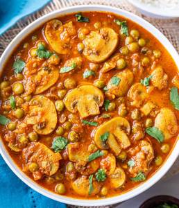 Mushroom Matar Masala