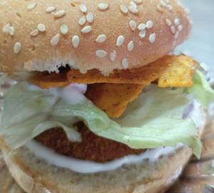 Veg duble decker burger